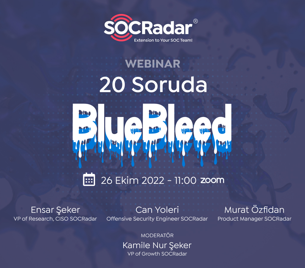 SOCRadar BlueBleed Webinar
